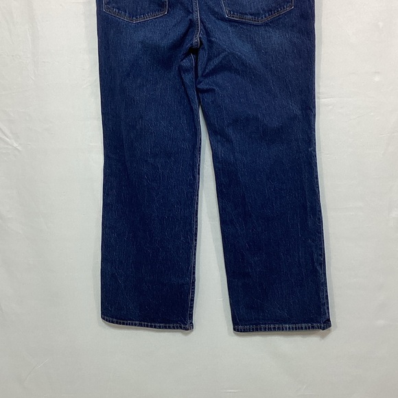 J Crew women’s 31 wide leg Blue Jeans 4 button front closure - Picture 7 of 14